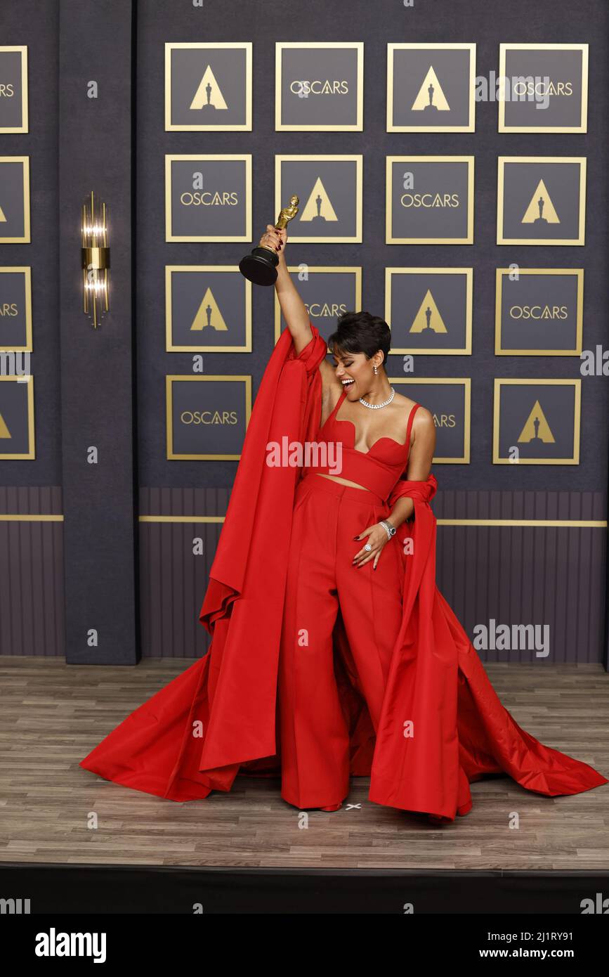 Los Angeles, United States. 27th Mar, 2022. Ariana Debose, winner of