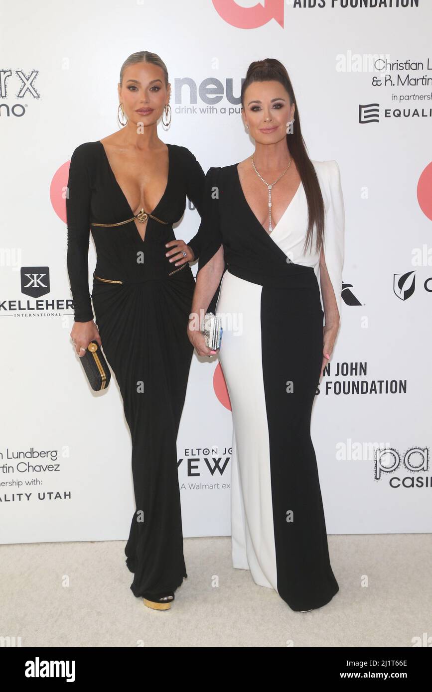 West Hollywood, Ca. 27th Mar, 2022. Kyle Richards at the Elton John AIDS  Foundation's 30th Annual Academy Awards Viewing Party on March 27, 2022 in  West Hollywood, California. Credit: Faye Sadou/Media Punch/Alamy
