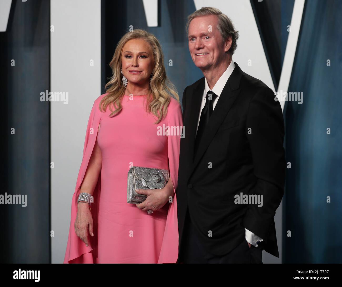 Kathy Hilton and Richard Hilton arrive at the Vanity Fair Oscar party