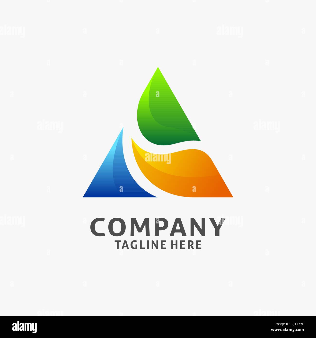 Triangle logo Cut Out Stock Images & Pictures - Alamy