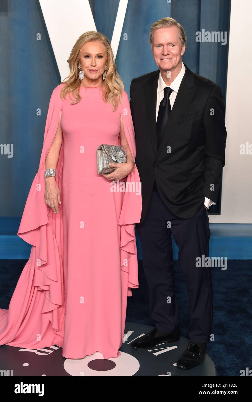 Kathy Hilton and Richard Hilton attending the Vanity Fair Oscar Party held at the Wallis Annenberg Center for the Performing Arts in Beverly Hills, Los Angeles, California, USA. Picture date: Sunday March 27, 2022. Stock Photo