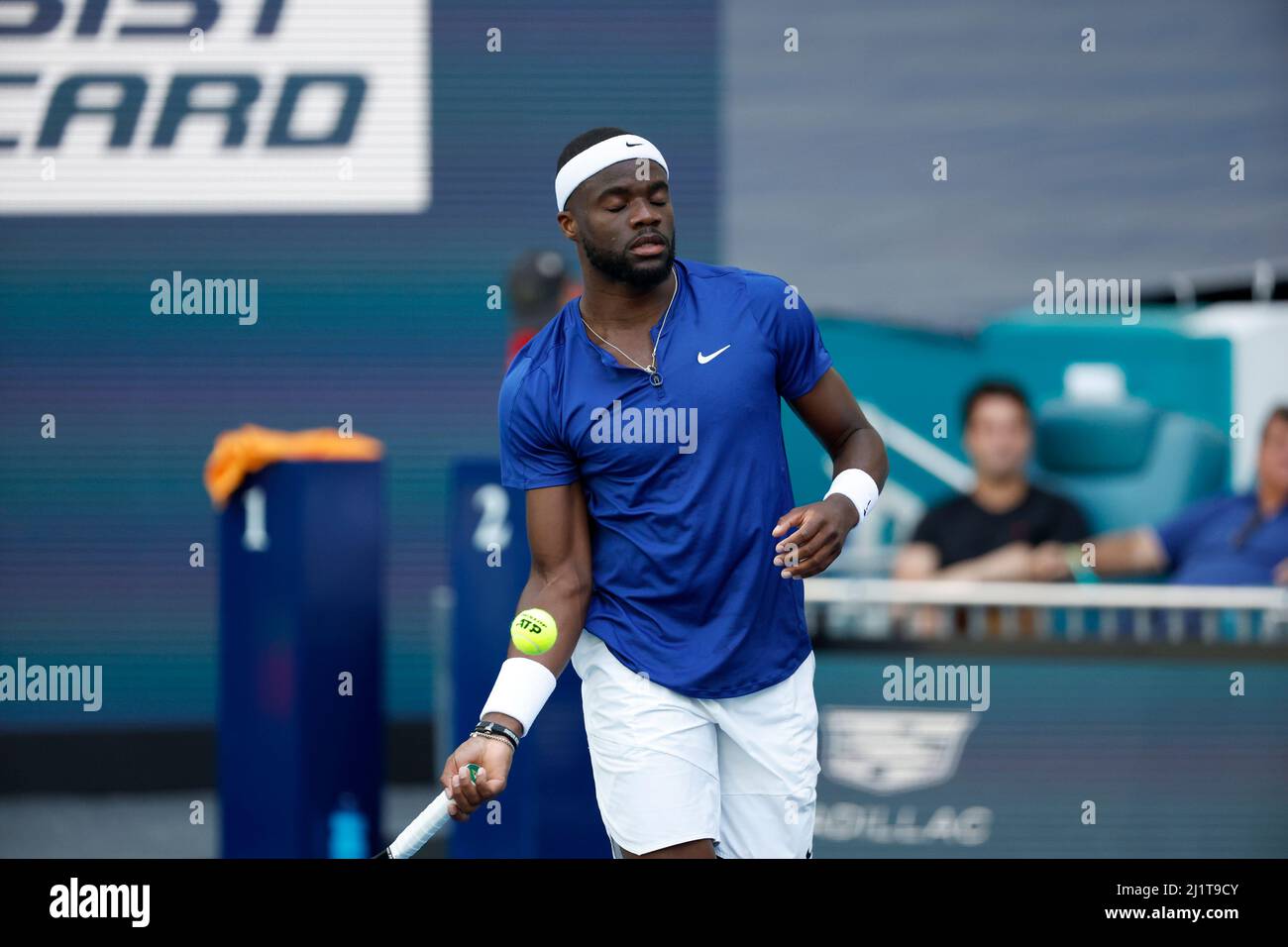 MIAMI GARDENS, FLORIDA MARCH 27 Frances Tiafoe of United States