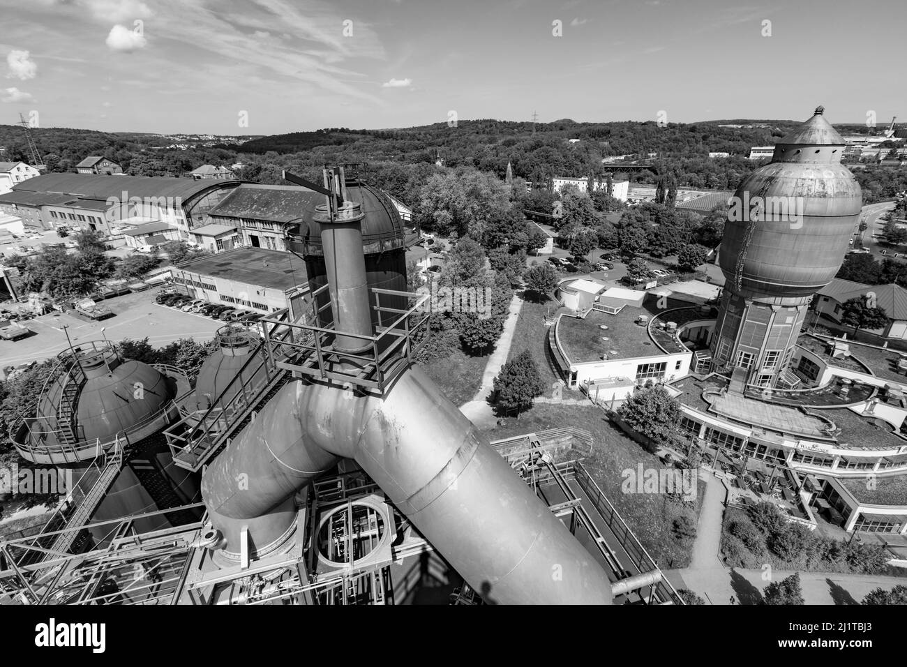 old iron works monuments from the late 20th century Stock Photo