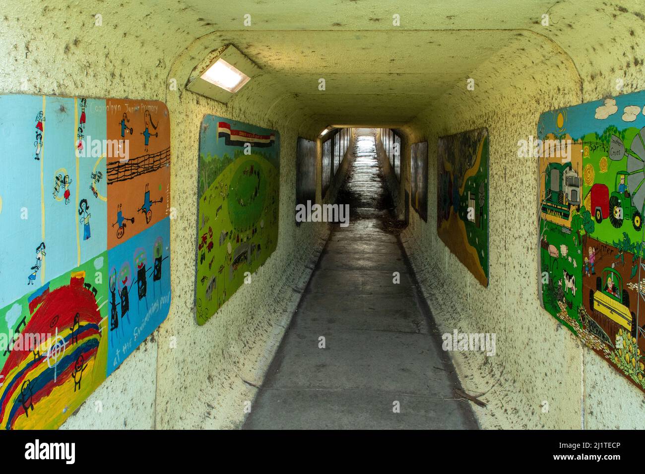 Tunnel Vision Art, Coonalpyn, South Australia, Australia Stock Photo