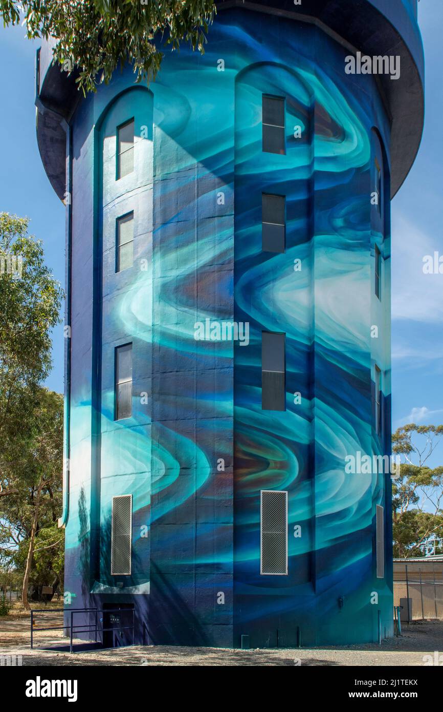 Water Tower Art, Belair, South Australia, Australia Stock Photo Alamy