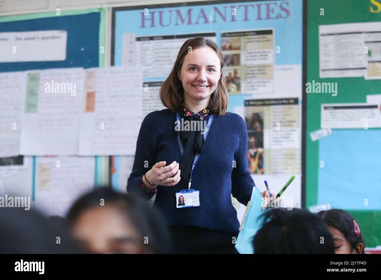 Previously unissued photo dated 18 03 22 of early career teacher mentor