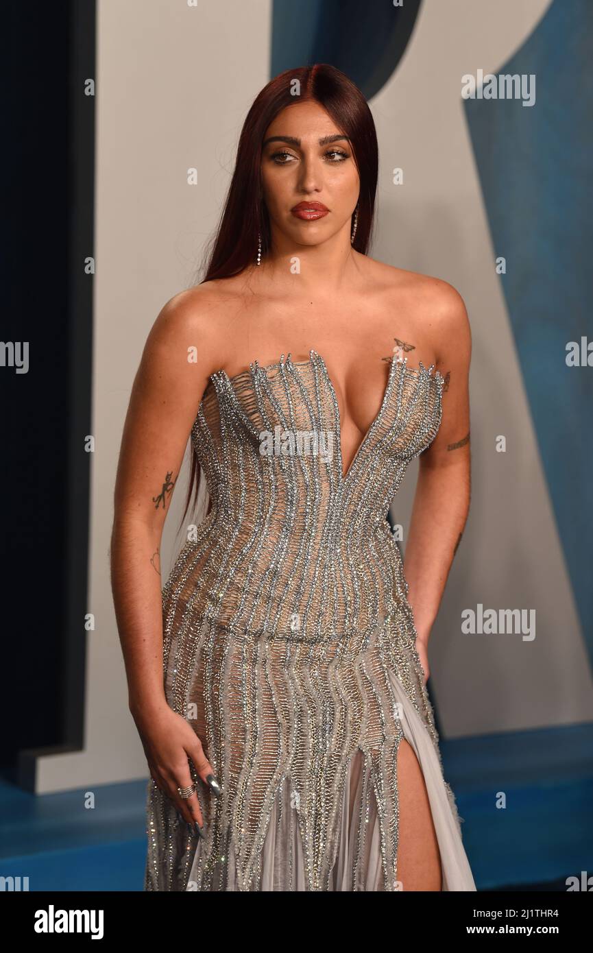 Lourdes Leon attending the Vanity Fair Oscar Party held at the Wallis Annenberg Center for the Performing Arts in Beverly Hills, Los Angeles, California, USA. Picture date: Sunday March 27, 2022. Stock Photo