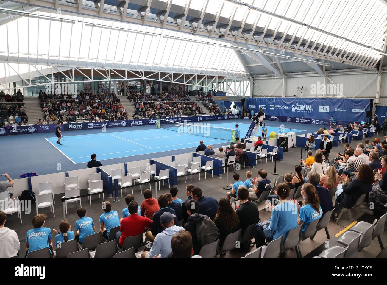 Court Central finale during the Play In Challenger 2022, ATP Challenger