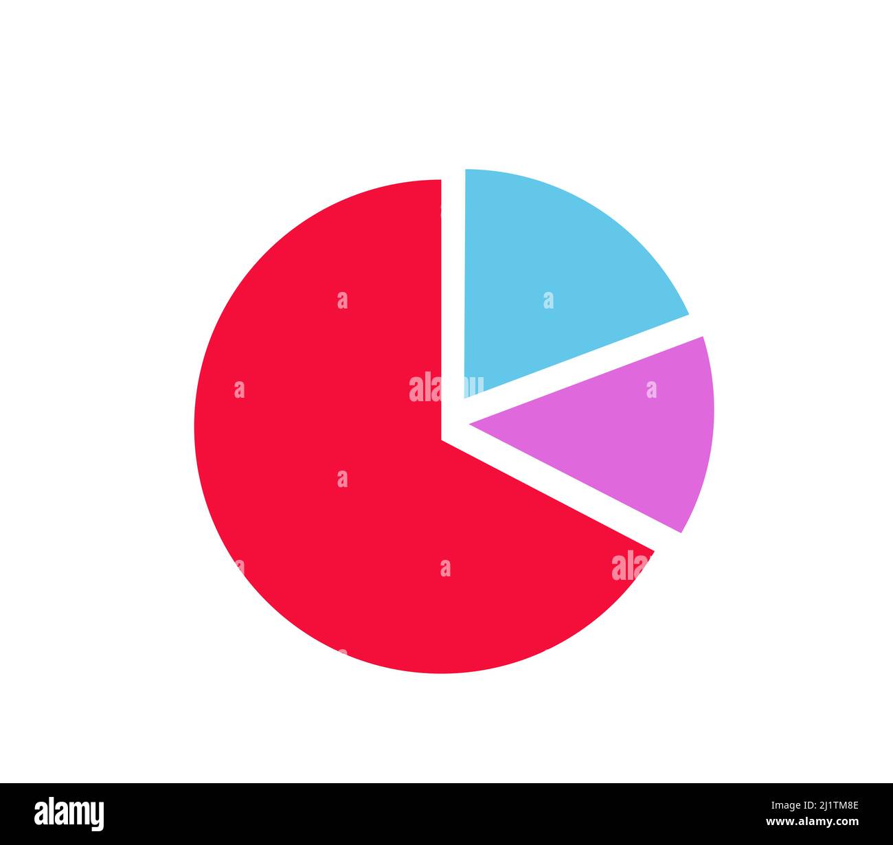Pie Chart Vector Icon Stock Vector Image & Art - Alamy