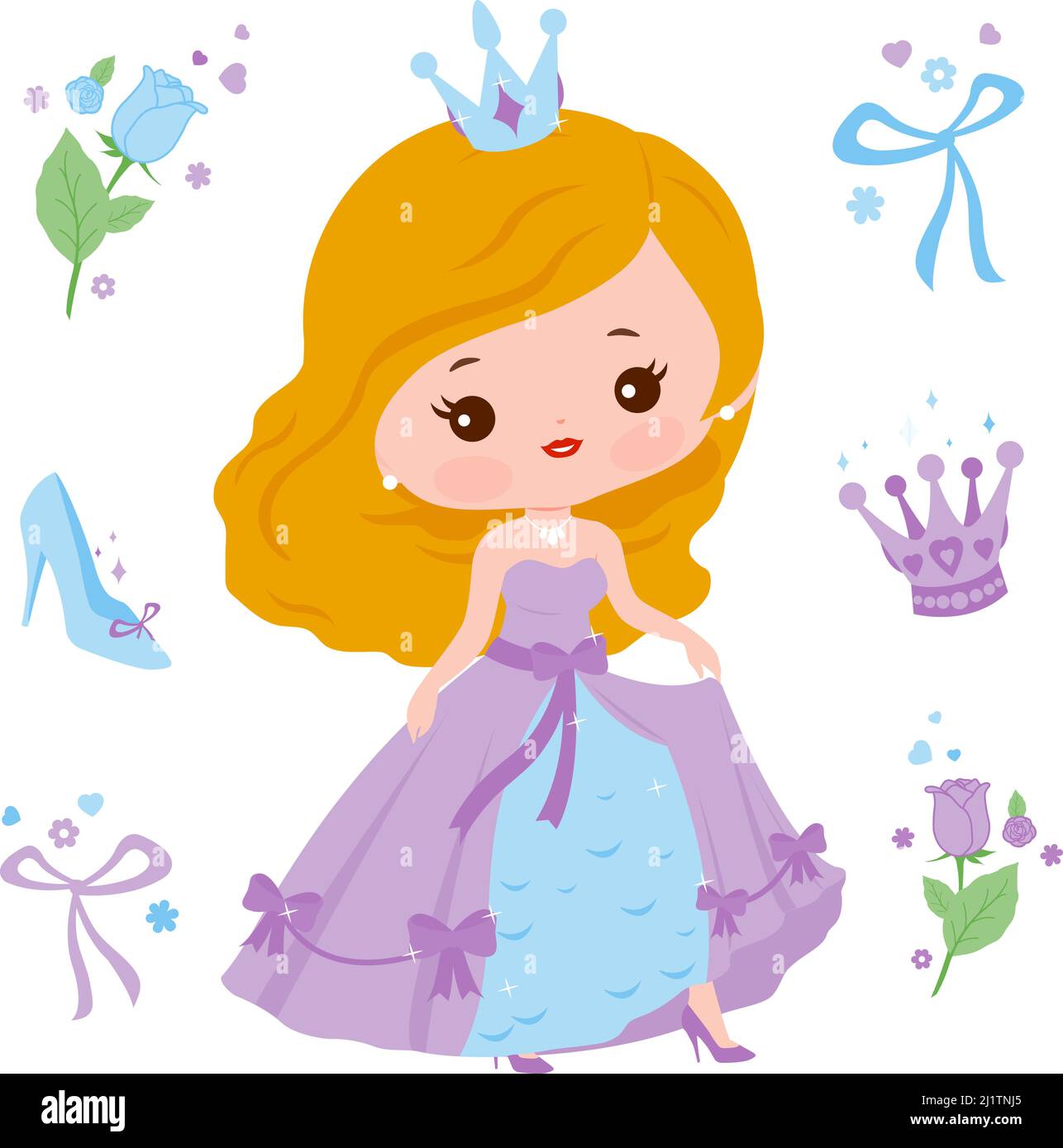 open lace back dress Purple Girls Princess Dress Long Training Birthday Dress