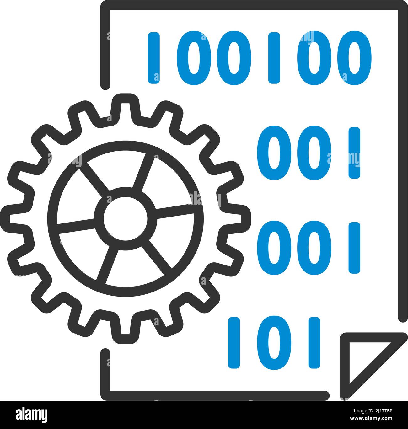App Development Icon. Editable Bold Outline With Color Fill Design. Vector Illustration. Stock Vector