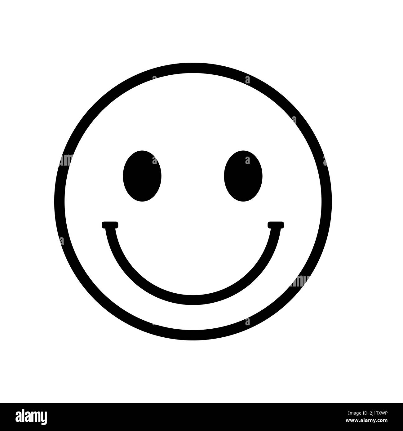 Smile Icon. Happy face symbol for your web site design Stock Vector