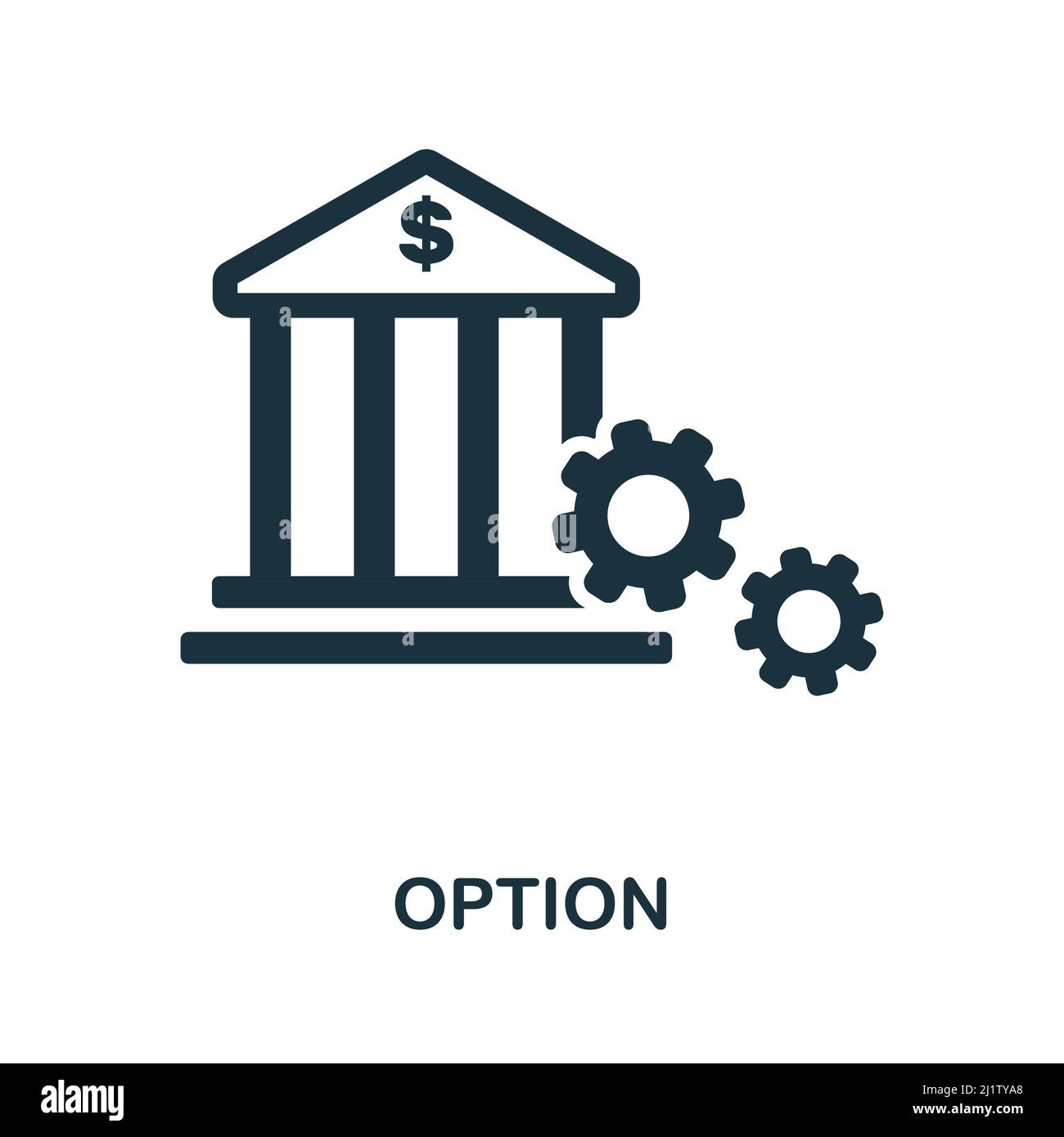 Option icon. Monochrome simple Option icon for templates, web design ...