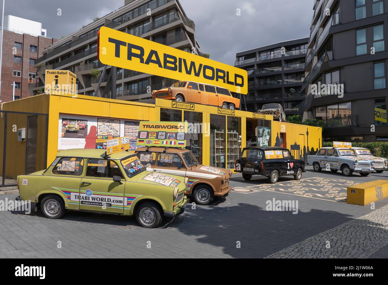 Berlin Germany August 4 2021 TrabiWorld Trabi Safari Trabi World berlin-germany-august-4-2021-trabiworld-trabi-safari-trabi-world