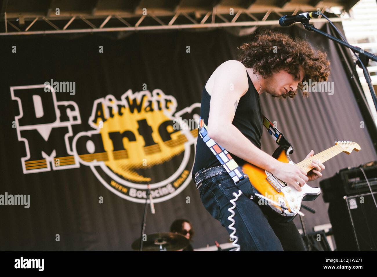 16th March 2022: Sunflower Bean perform at Container Bar for Dr Martens during SXSW 2022 Stock Photo