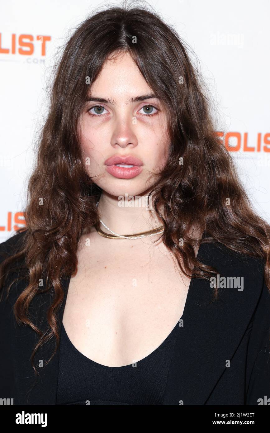 West Hollywood, California, USA. 24th March, 2022. Apolona Muzyka  attending the InfoList Pre-Oscar Soiree at Skybar at the Mondrian Hotel in West Hollywood, California.  Credit: Sheri Determan Stock Photo