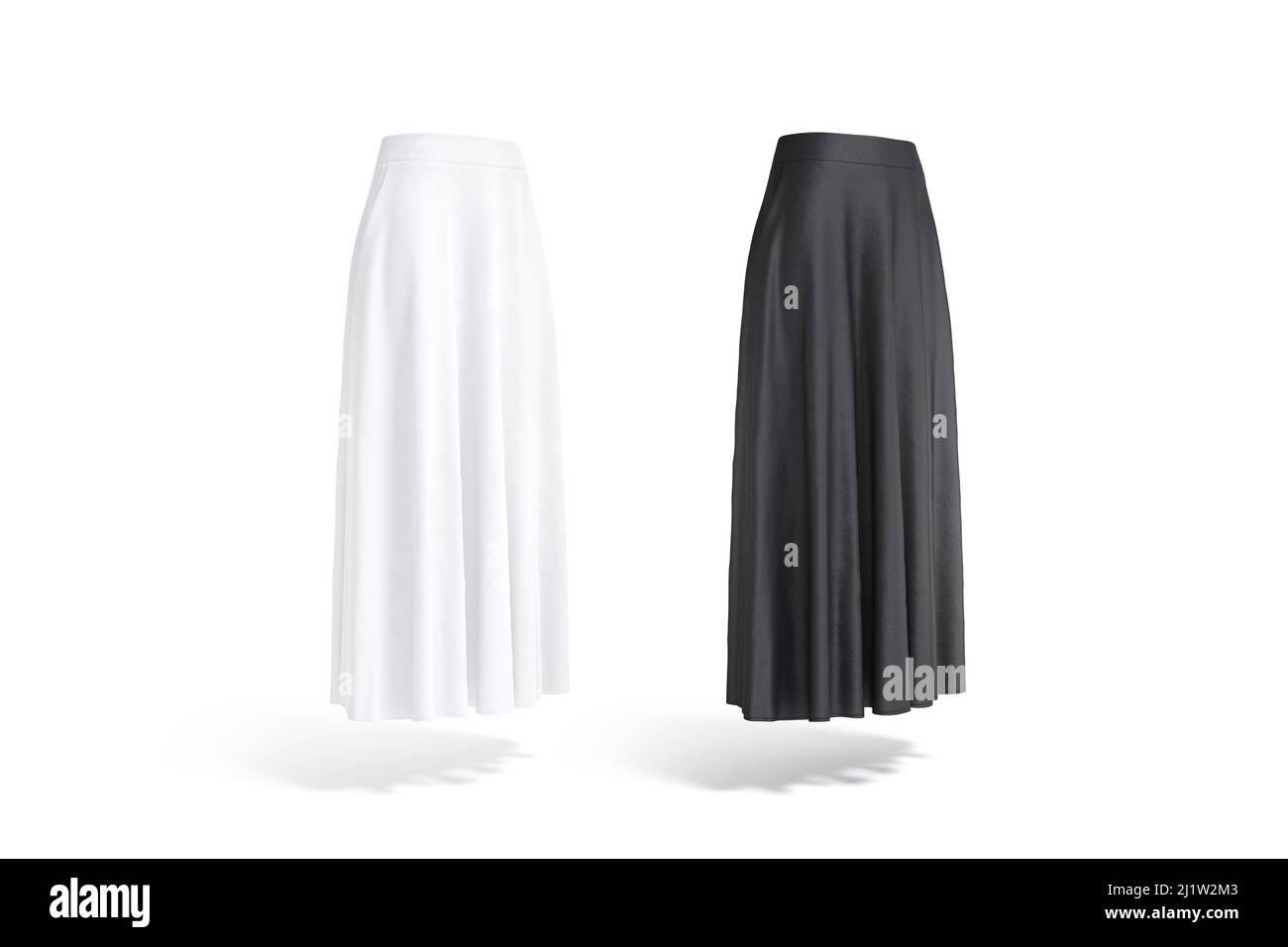 Black white pleated maxi skirt hi-res stock photography and images - Alamy