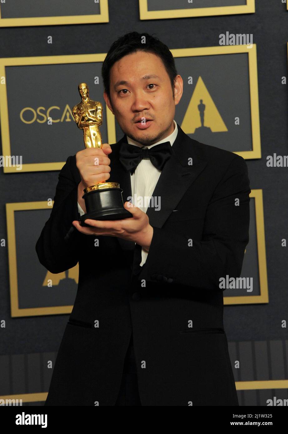 Los Angeles, CA. 27th Mar, 2022. Ryusuke Hamaguchi in the press room for 94th Academy Awards - Press Room, Dolby Theatre, Los Angeles, CA March 27, 2022. Credit: Elizabeth Goodenough/Everett Collection/Alamy Live News Stock Photo