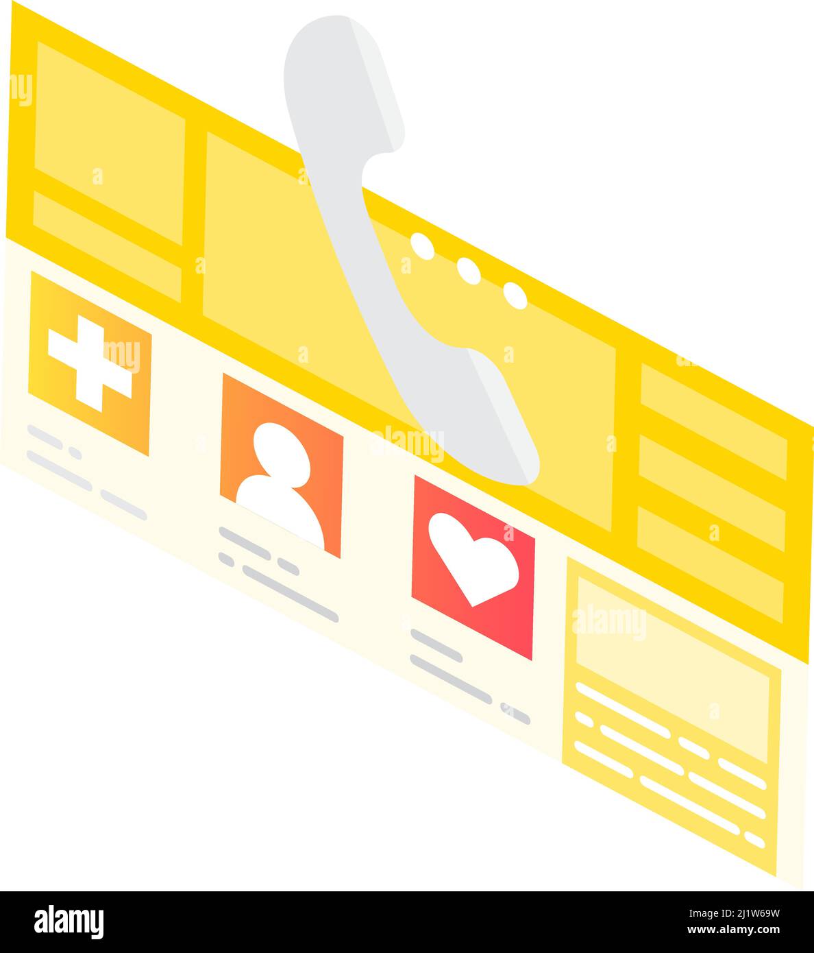 Patient call button Stock Vector Images - Alamy