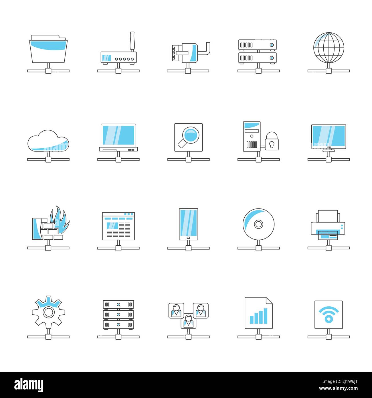 Server console Stock Vector Images - Alamy