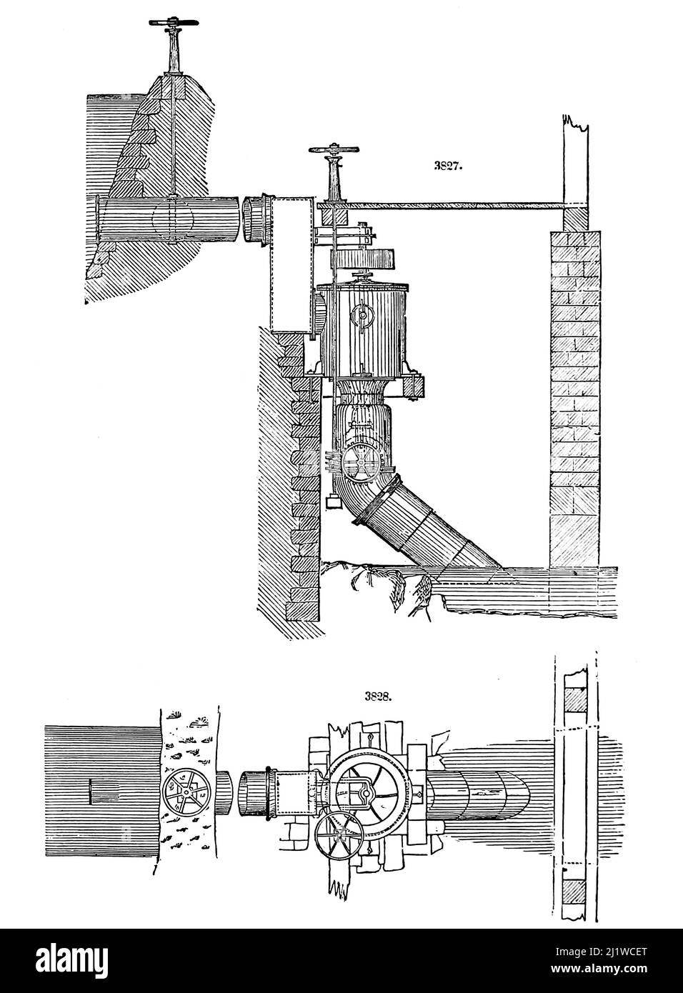 from Appleton's dictionary of machines, mechanics, engine-work, and engineering : illustrated with four thousand engravings on wood ; in two volumes by D. Appleton and Company Published New York : D. Appleton and Co 1873 Stock Photo