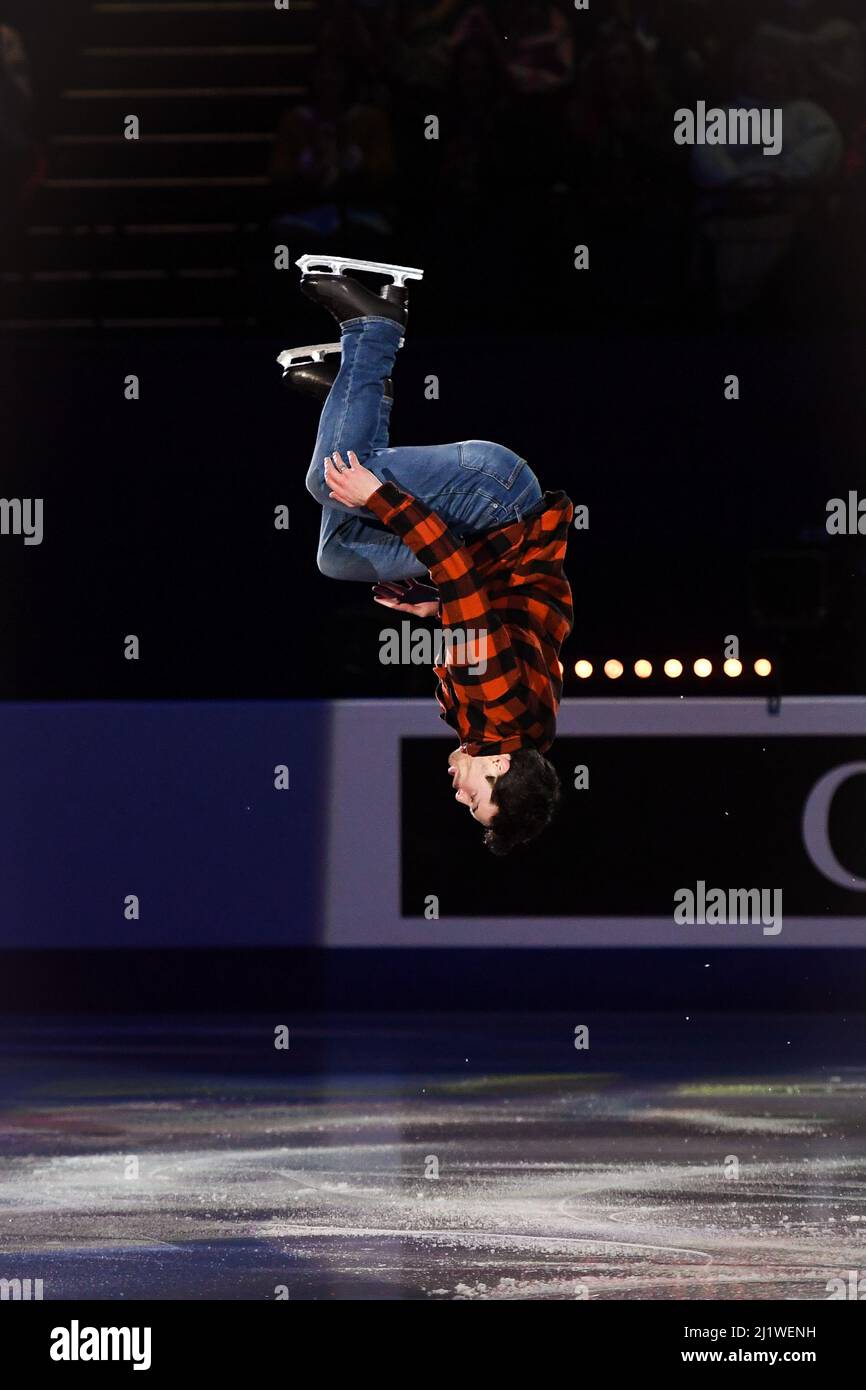 Keegan MESSING (CAN), during the Exhibition Gala, at the ISU World
