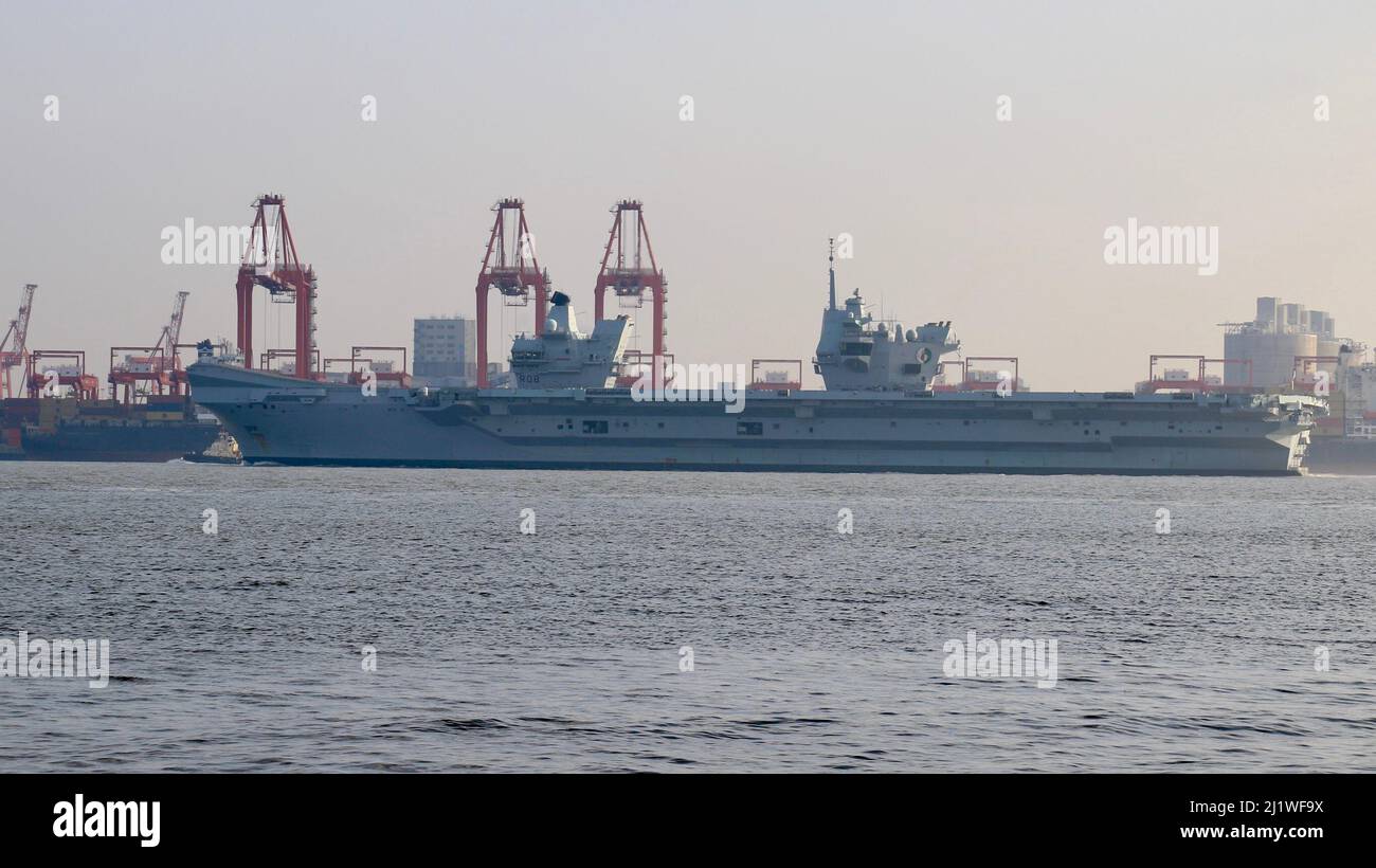 HMS Queen Elizabeth Stock Photo Alamy