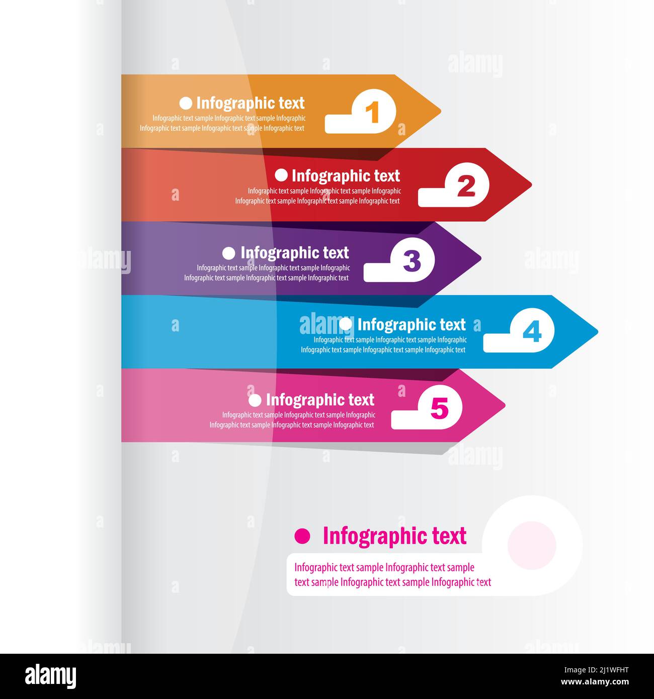 Modern Business Infographic design template - Vector illustration Stock ...