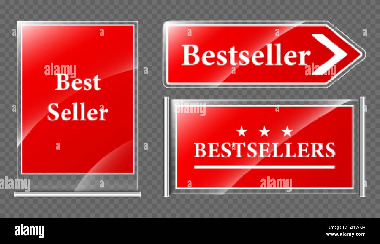Best seller sticker isolated design element Vector Image