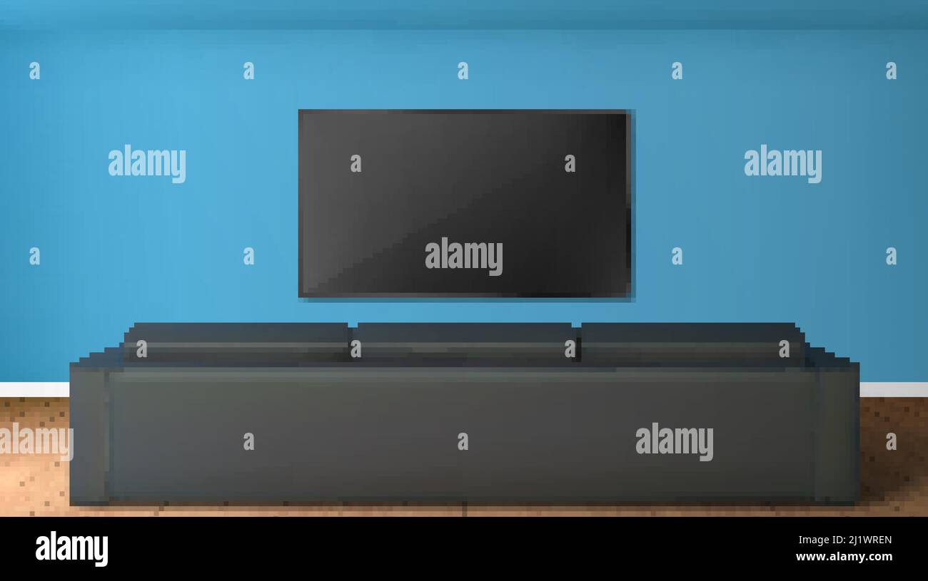 Movie tv sofa rear view Stock Vector Images - Alamy