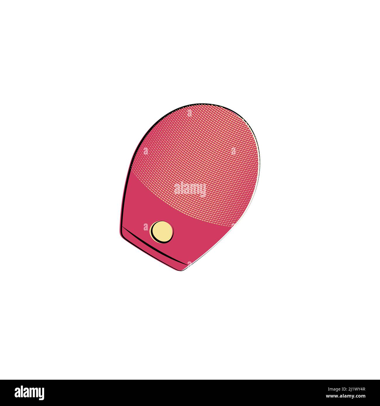 Vibration massager, pulsating face brush. Lymphatic drainage and