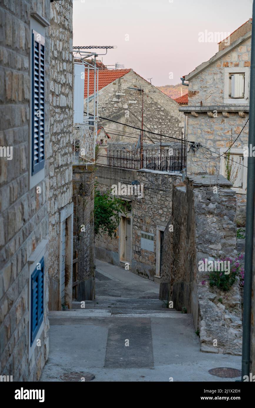 historical part of the town with typical houses and architecture  (CTK Photo/Ondrej Zaruba) Stock Photo