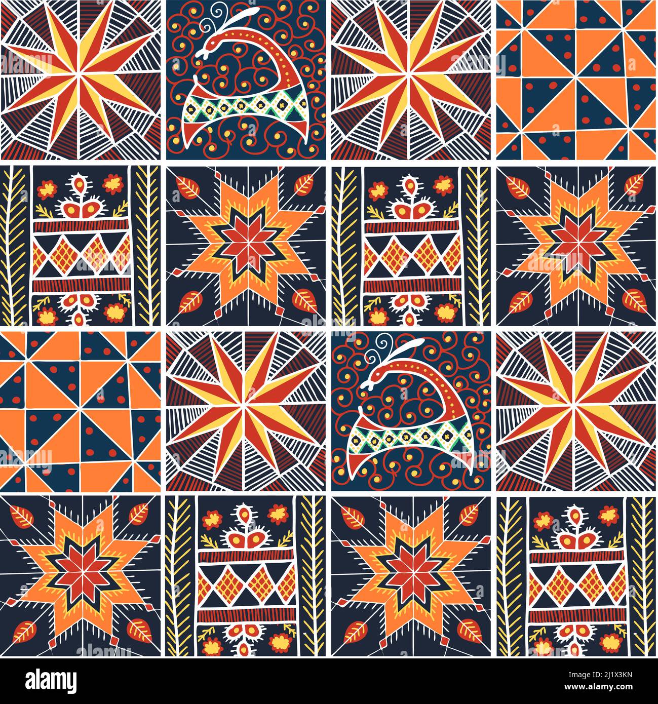 Modern Ukrainian ornament. Seamless pattern in the Ukrainian style ...