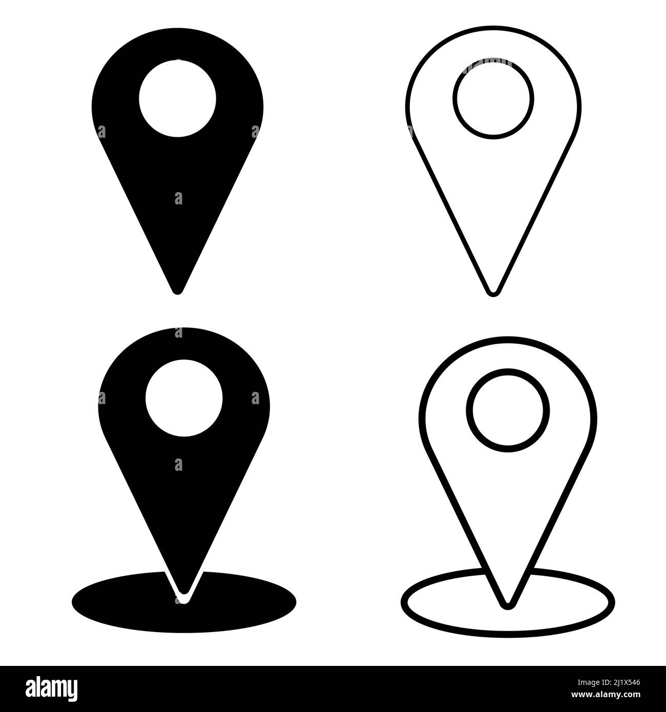 Vector point location icon papercut round design Stock Photo