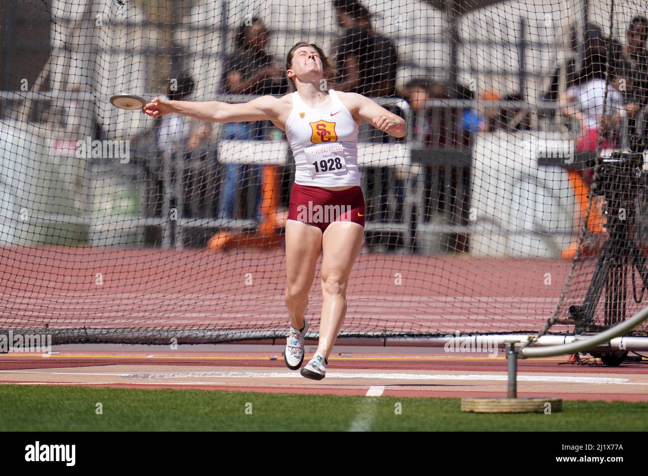 Karlee Freeman of Southern California places fifth in the women's