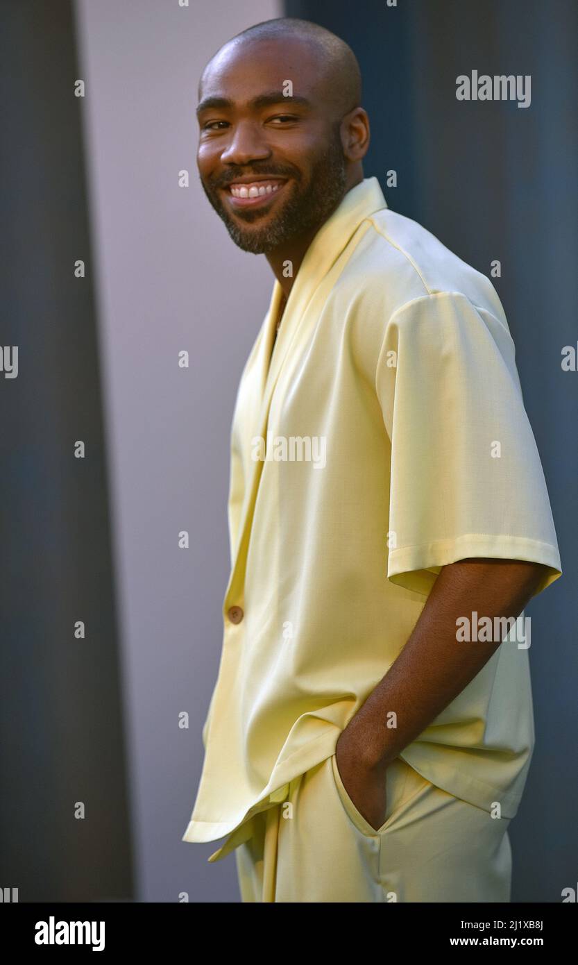 Beverly Hills United States. 28th Mar 2022. Donald Glover