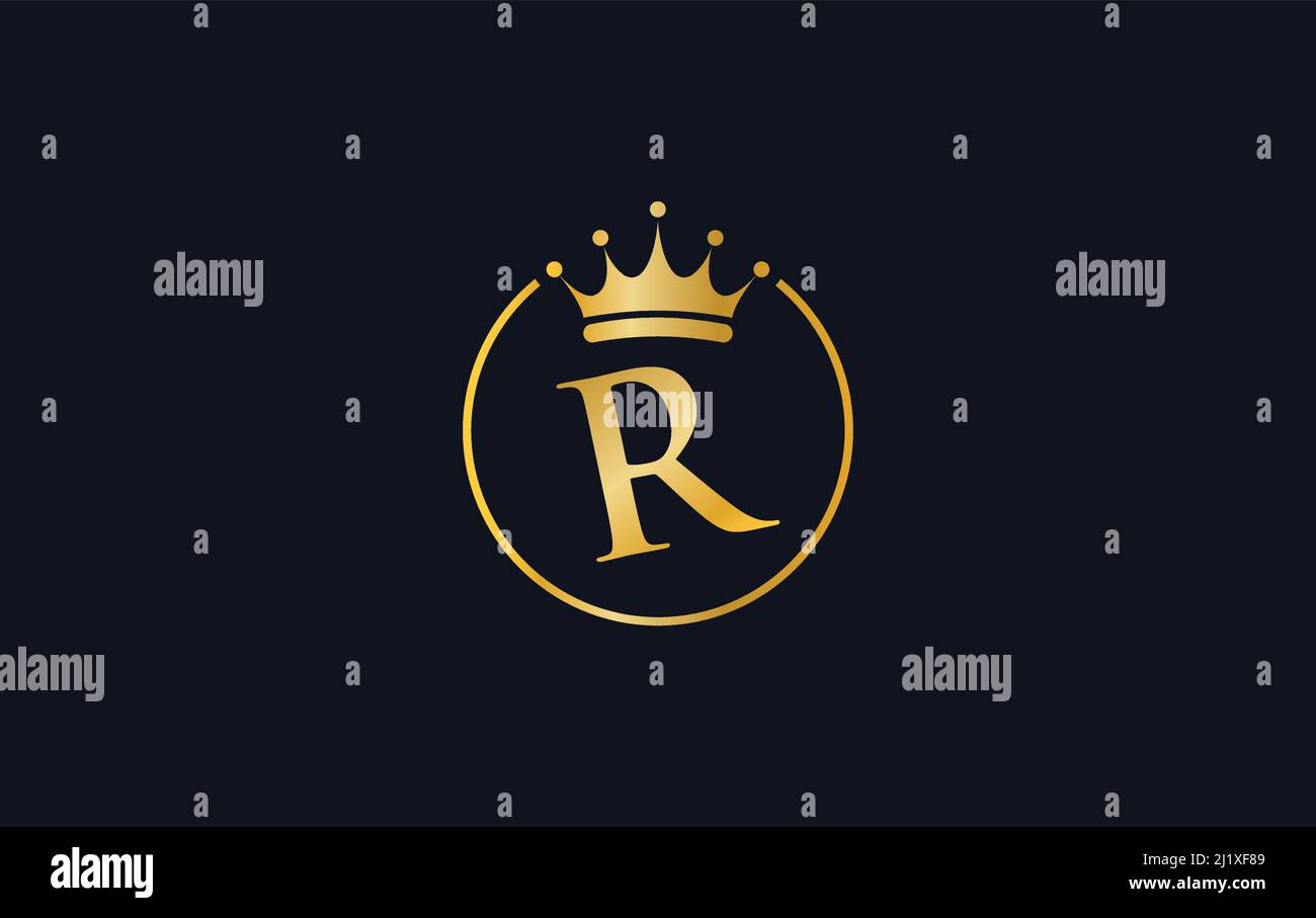 Royal vintage golden jewel crown vector and gold crown logo, art and