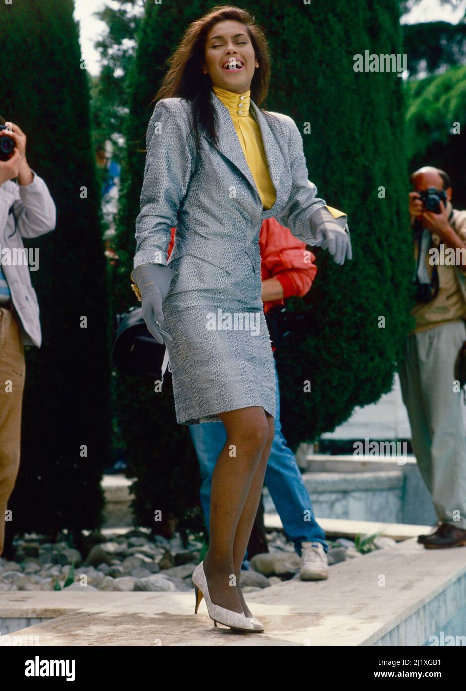 Cannes. France. Vanity (Denise Katrina Matthews) promoting her film