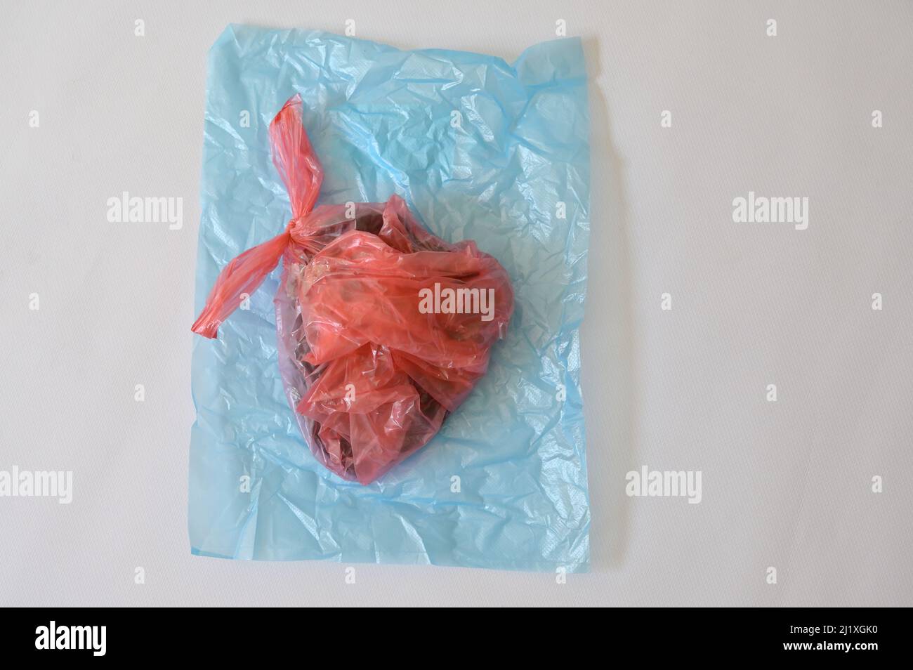 Conceptual Your Heart it is not a Garbage Bag Stock Photo