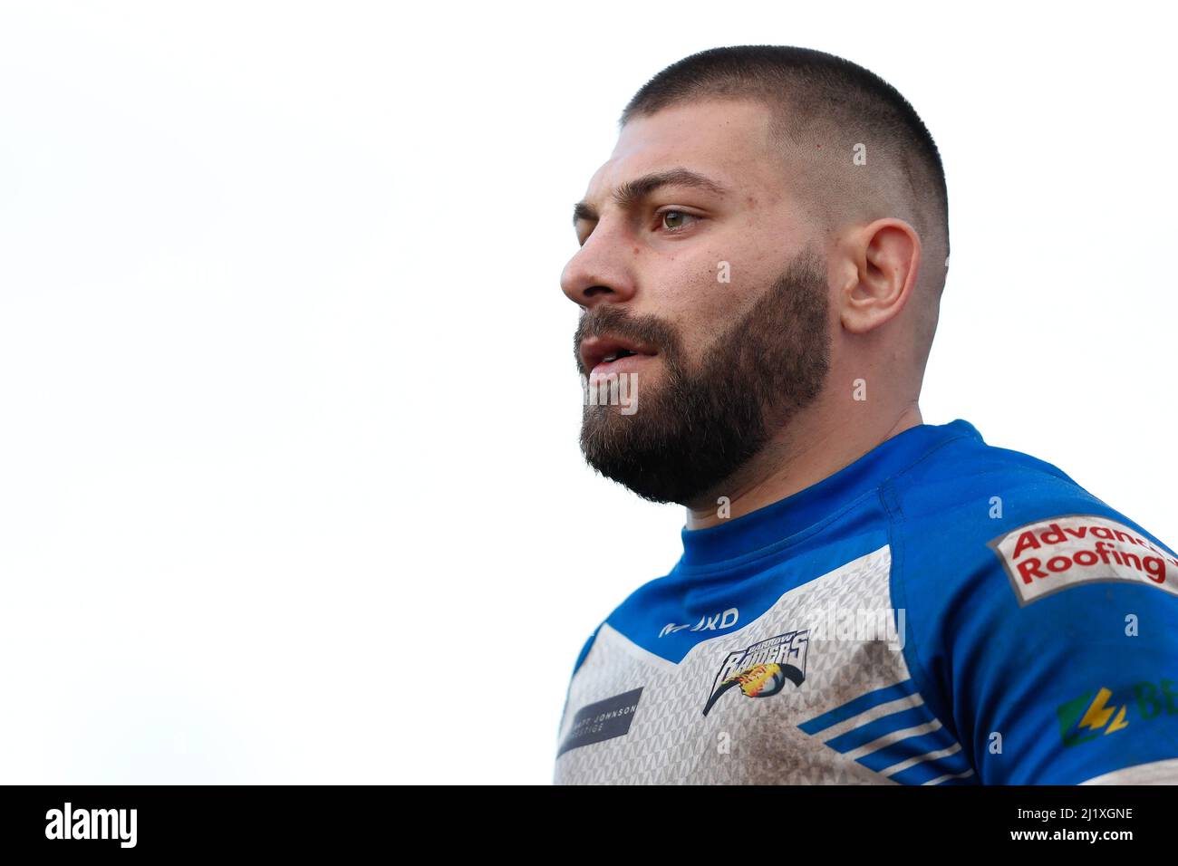 Barrow Raiders' Carl McBain during the Betfred Challenge Cup at Craven Park, Barrow. Picture date: Sunday March 27, 2022. Stock Photo