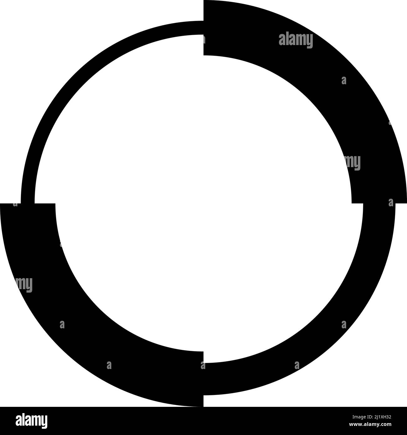 Crosshair, targetmark, reticle abstract vector. Search, seek, accuracy ...
