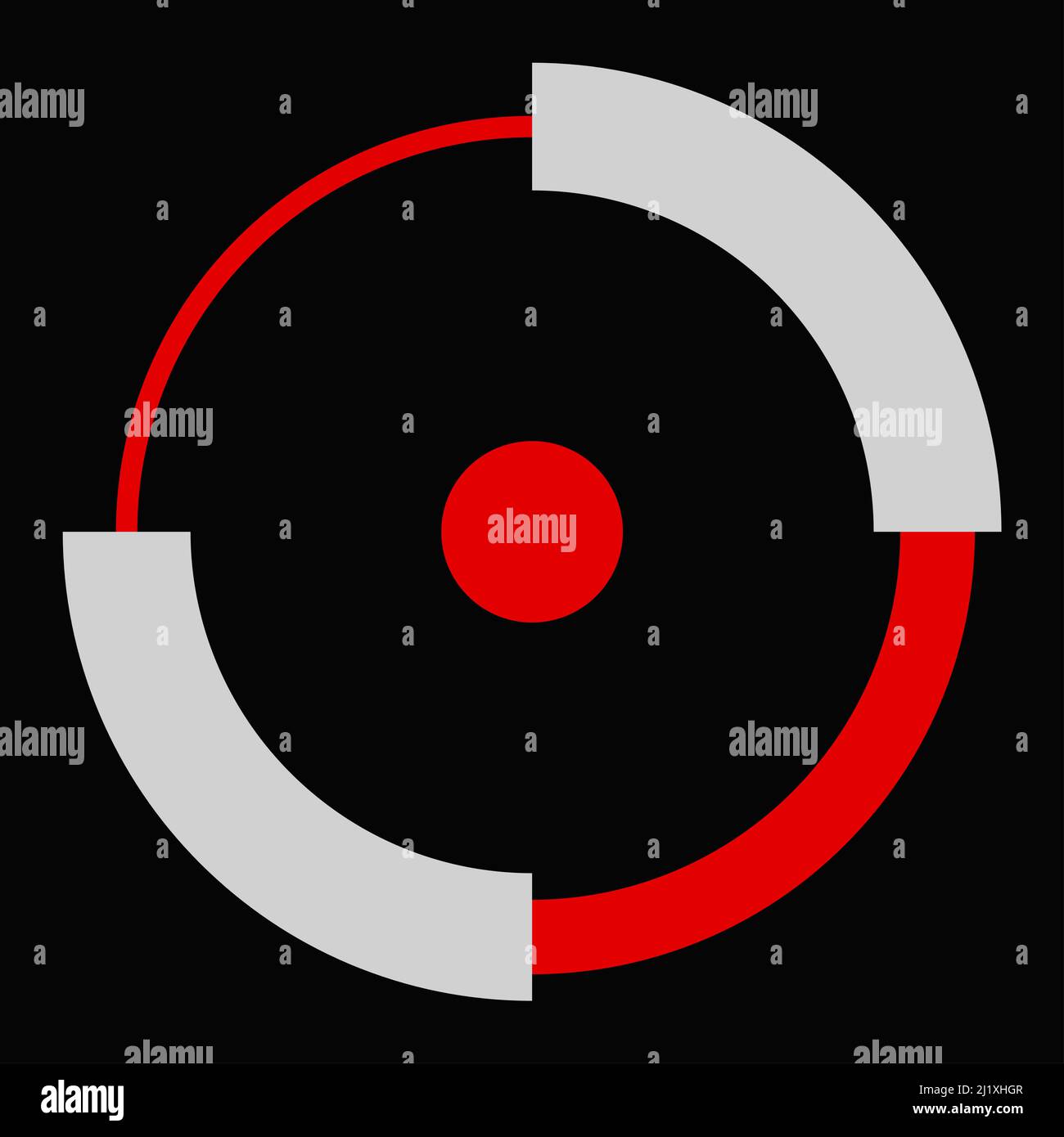 Crosshair, targetmark, reticle abstract vector. Search, seek, accuracy ...