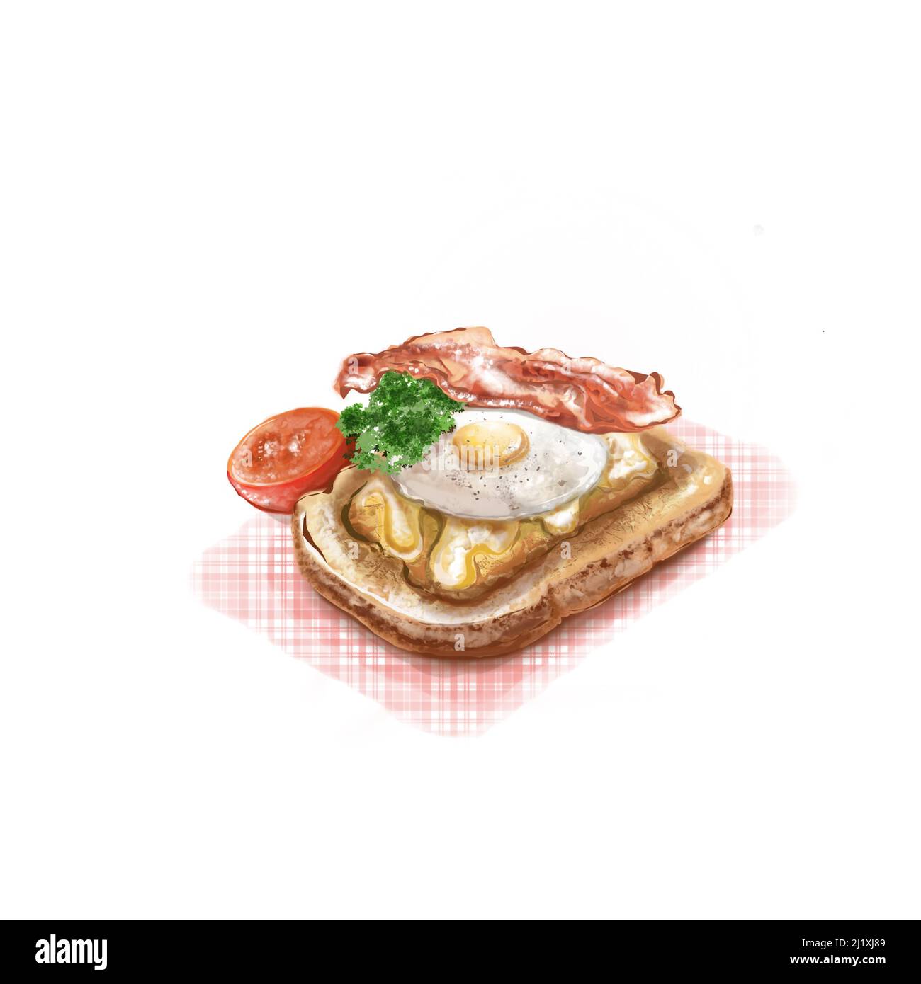 breakfast concept with food and drinks vector illustration graphic ...