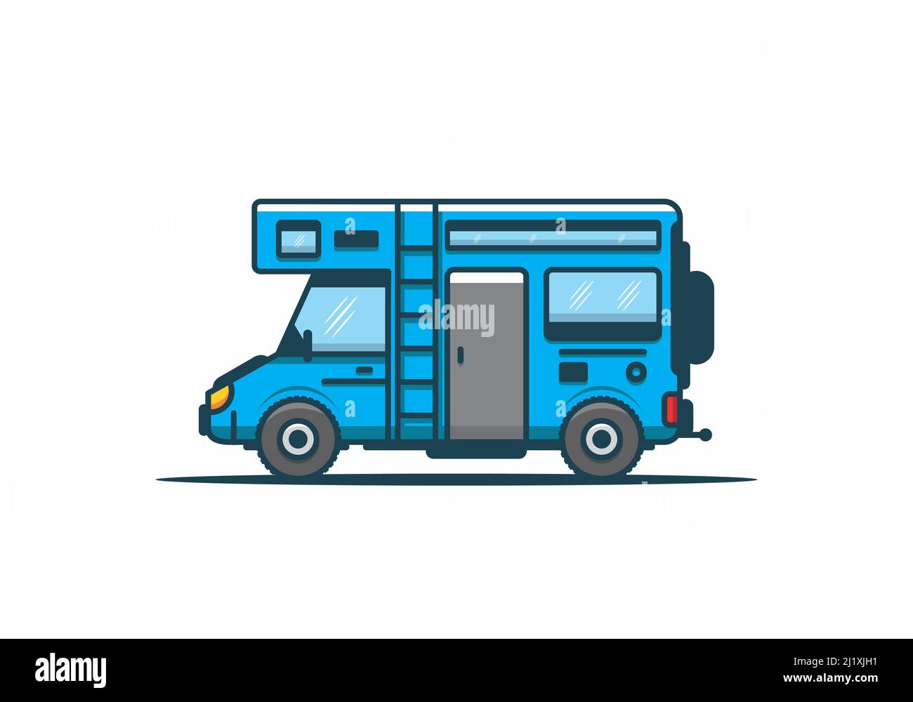 Big caravan Stock Vector Images - Alamy