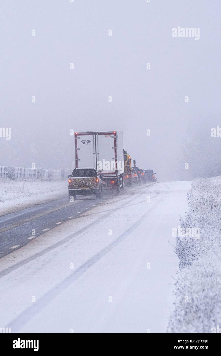 Hazardous driving conditions hi-res stock photography and images - Alamy