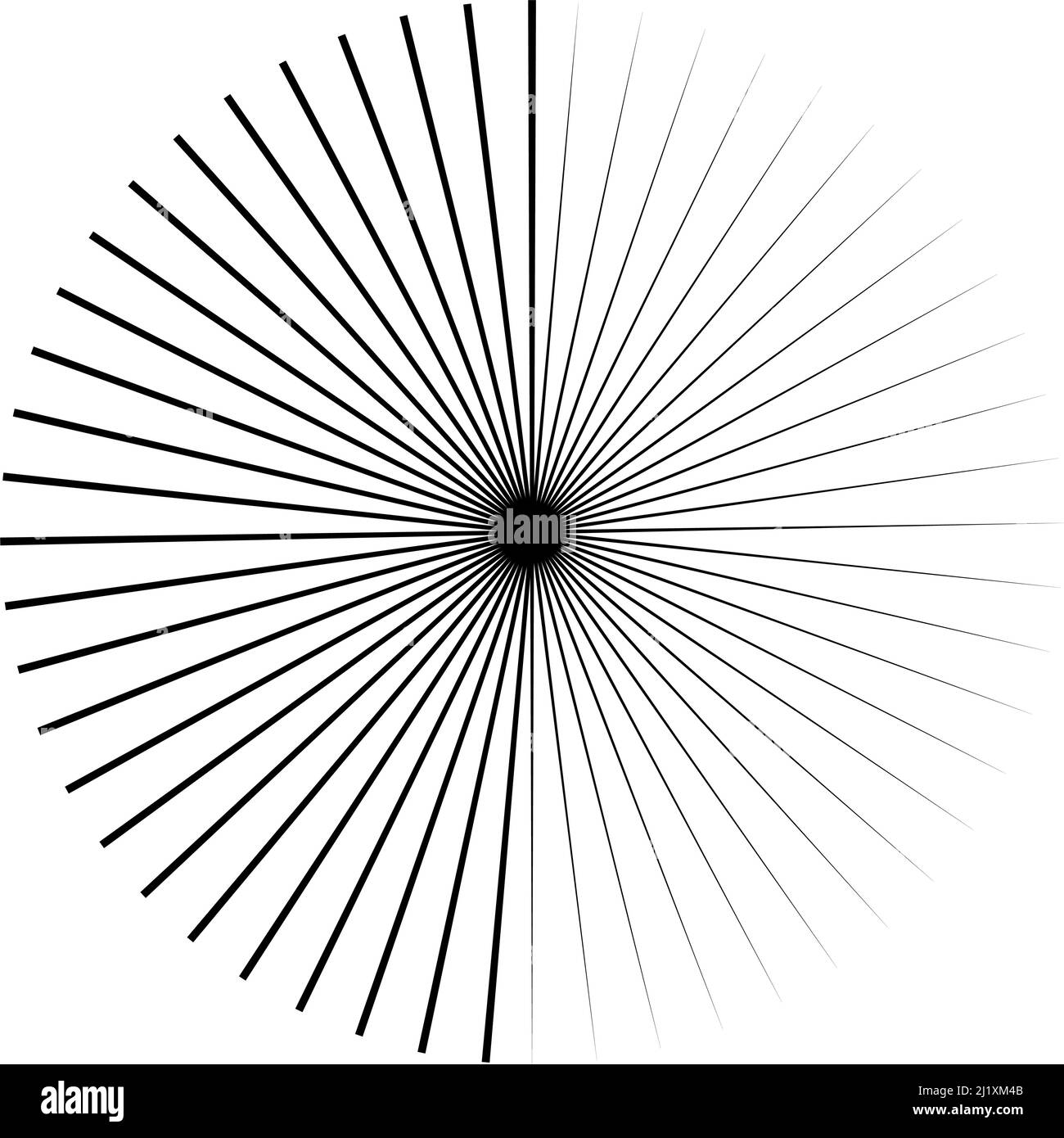 Radially Split Vertical In Line Radial, radiating and converging lines, stripes. Circular, rotated ...