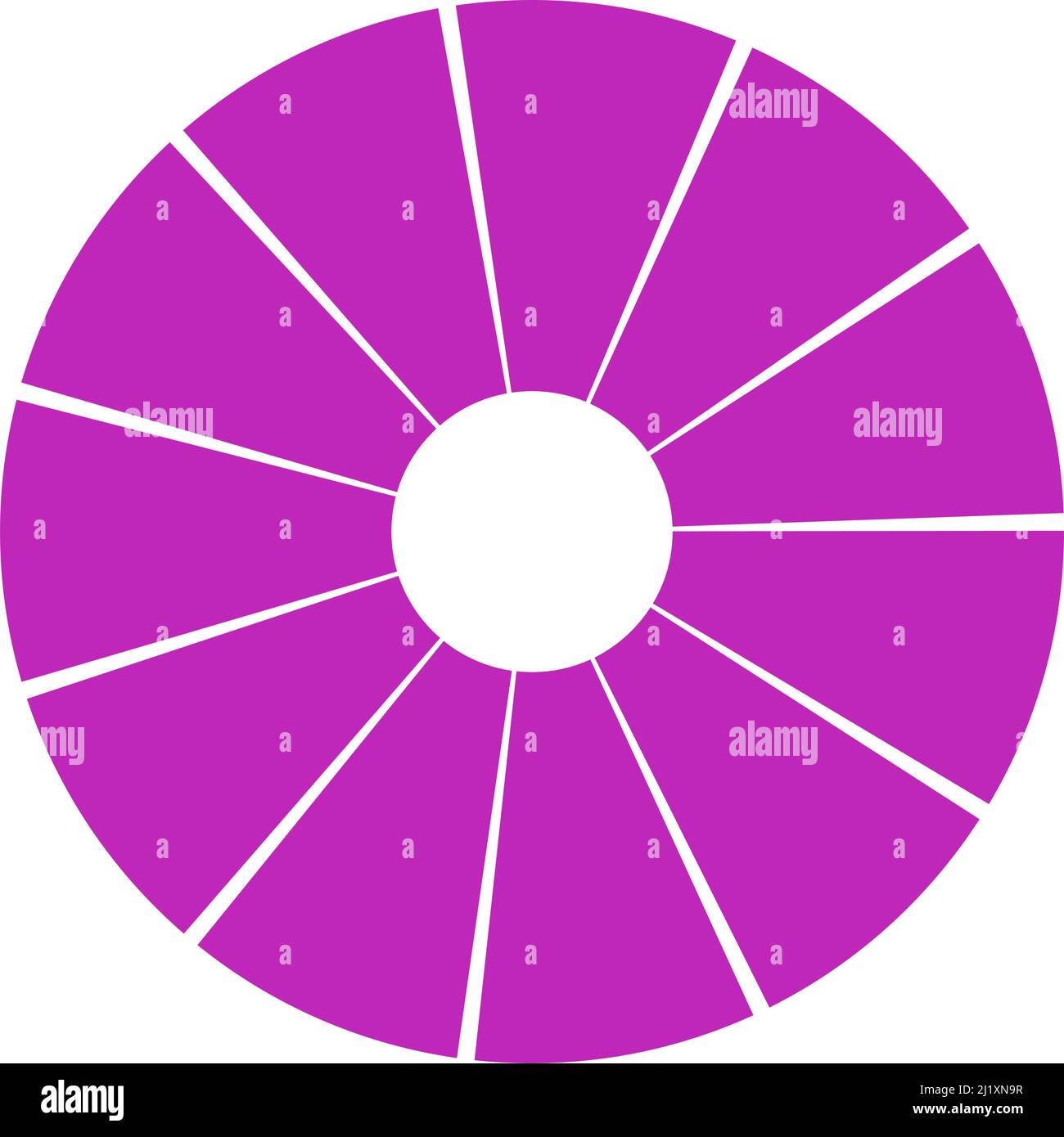 Preloader, circular loading bar. Pie chart, pie graph. Vector template - stock vector illustration, clip-art graphics Stock Vector