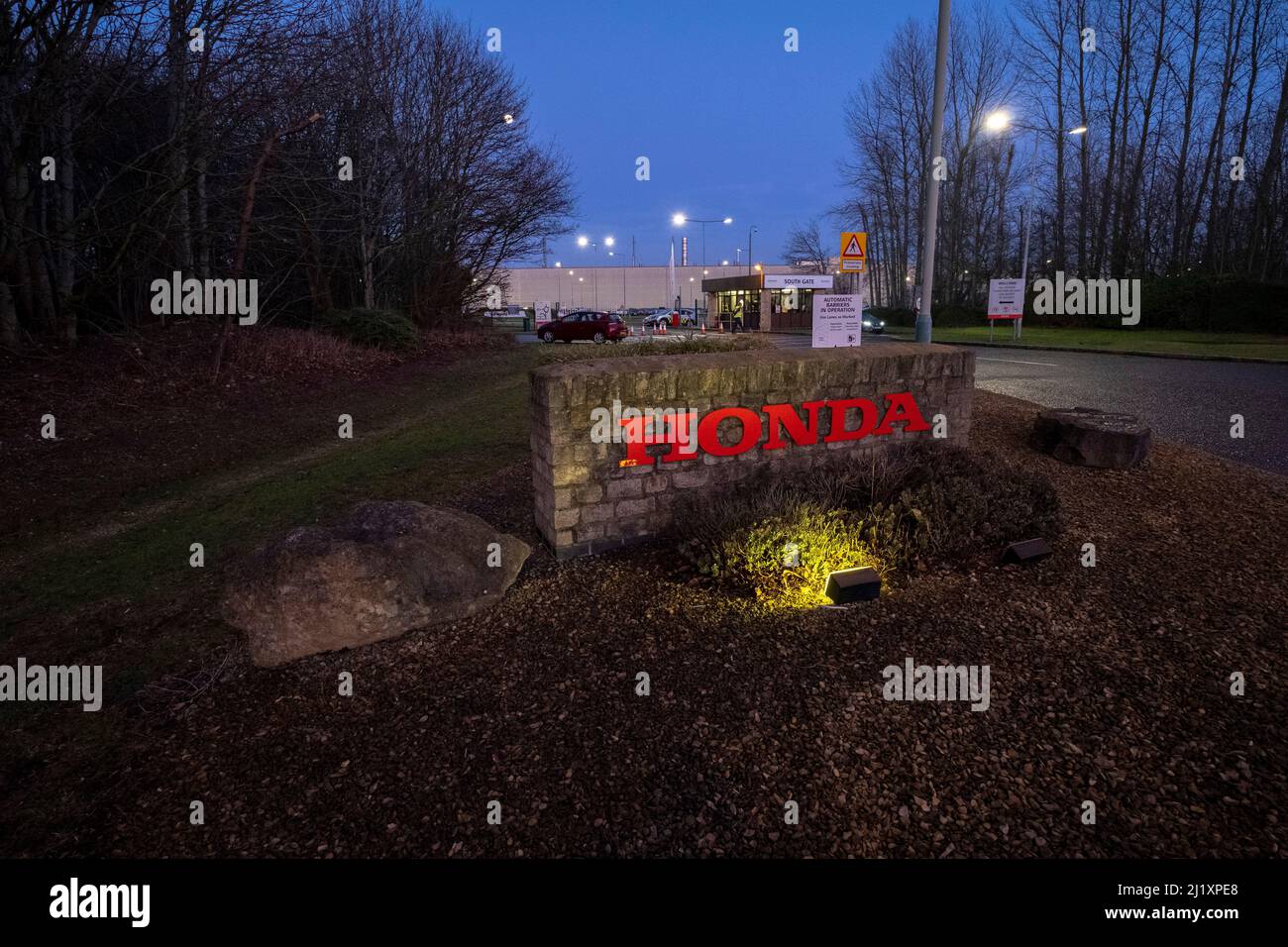 The Honda car factory in Swindon. Honda are expected to announce the