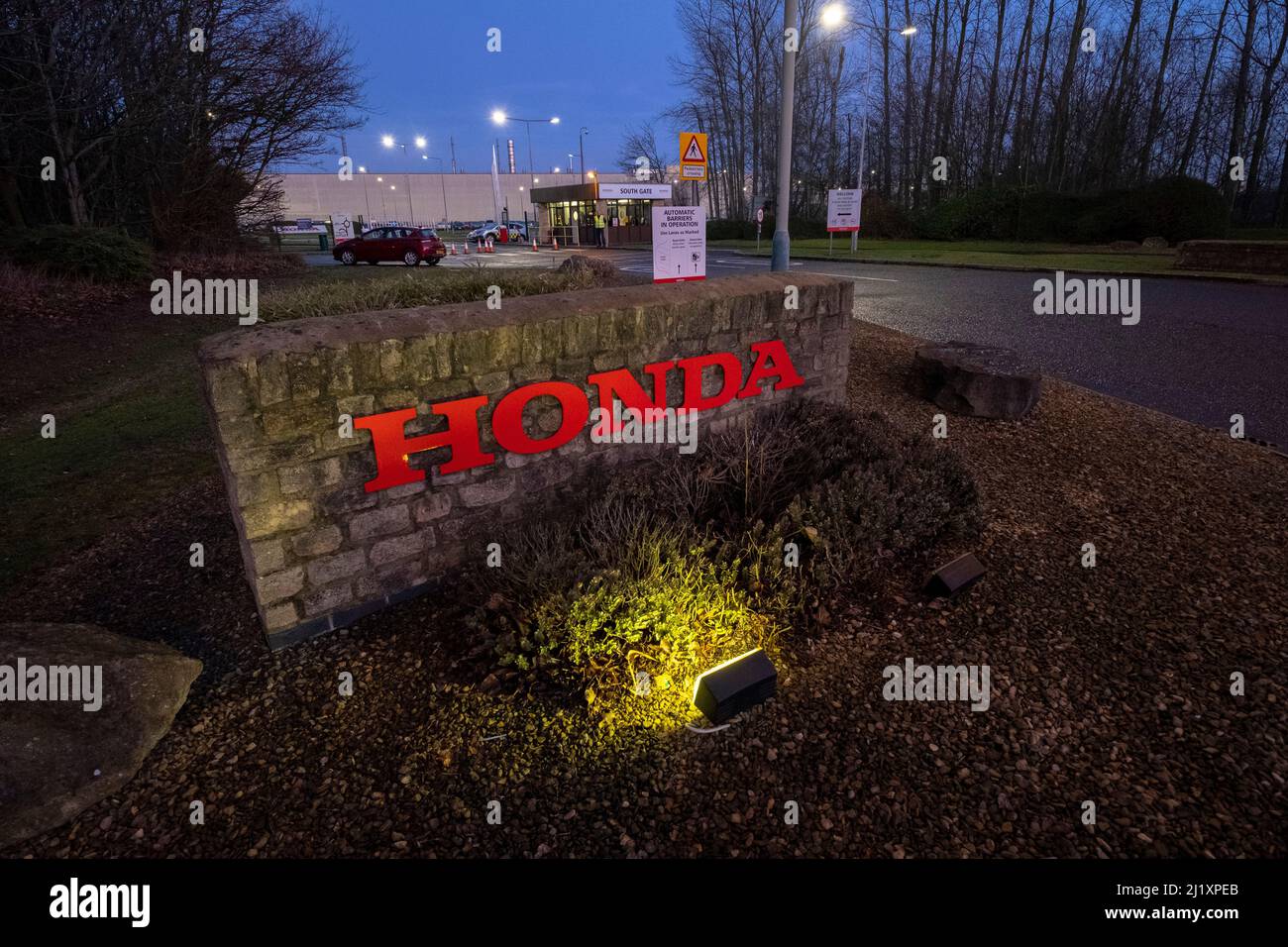 The Honda car factory in Swindon. Honda are expected to announce the
