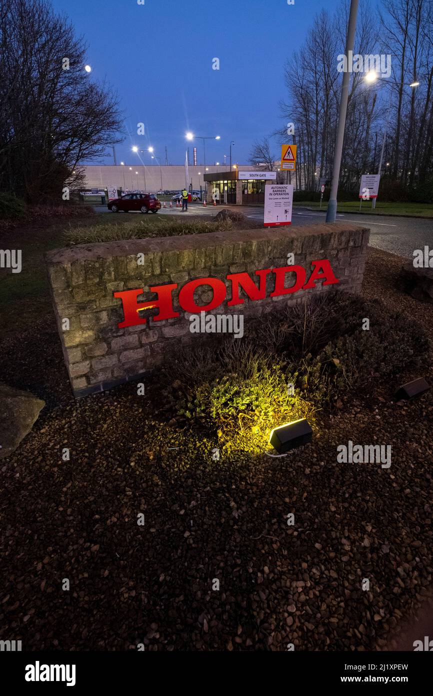 The Honda car factory in Swindon. Honda are expected to announce the